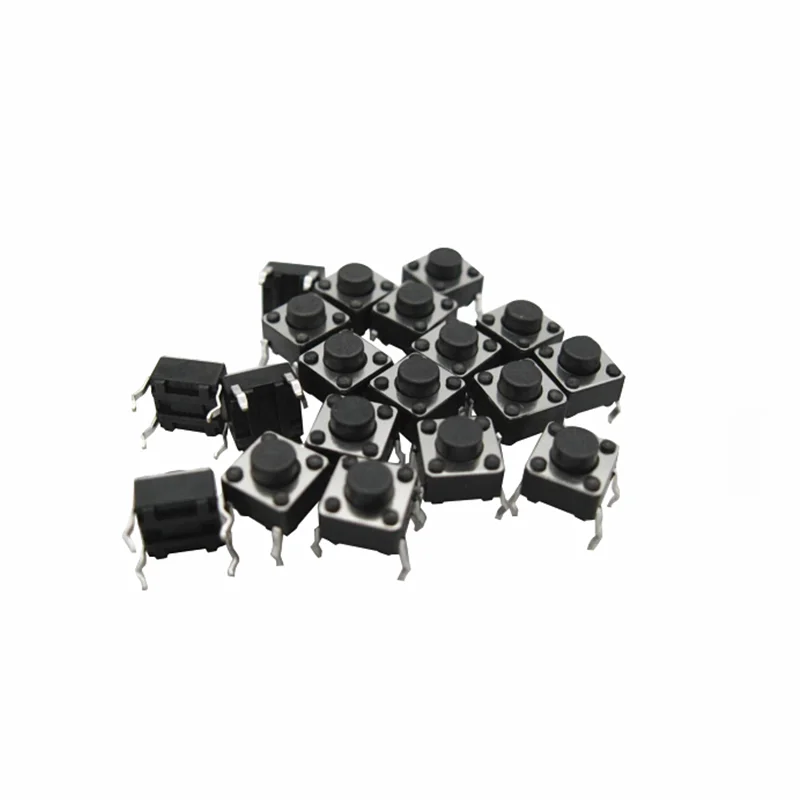 20Pcs 6x6x4.3/5/6/7/8/9/10/11/12/13/14/15MM Tact Switch Push Button 4PIN Micro Switch For Induction Cooker/Circuit Board Button