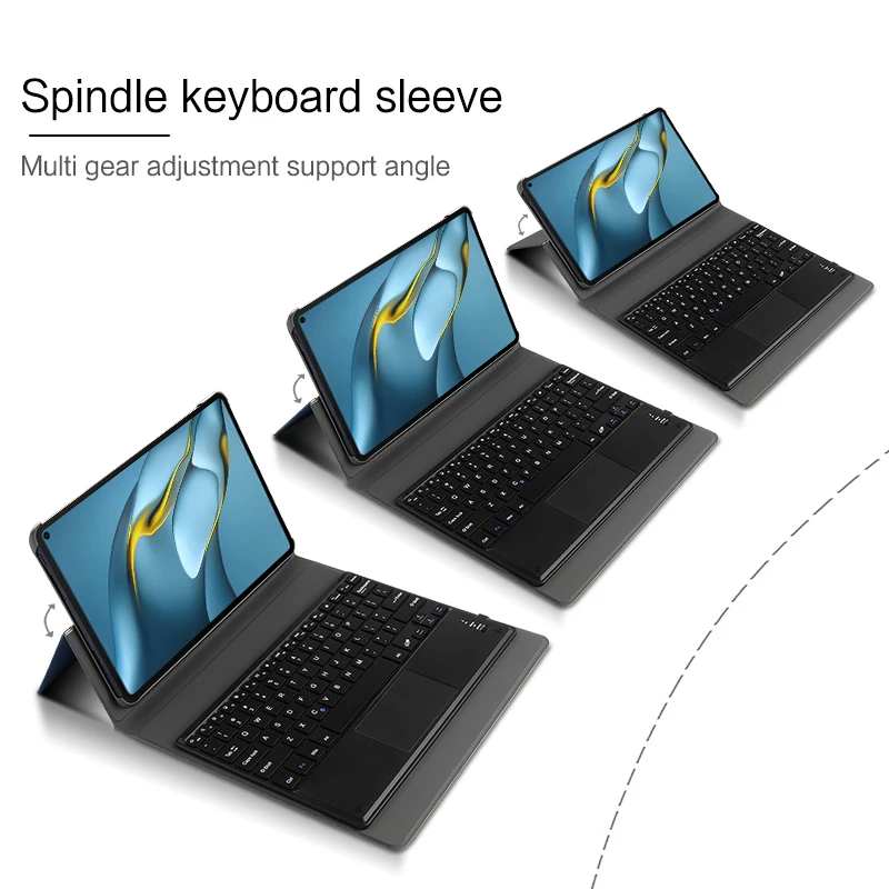 Imagem -06 - Ajiuyu-capa para Teclado de Huawei para Matepad Pro 12.6 10.8 Polegadas Bluetooth com Capa para Teclado