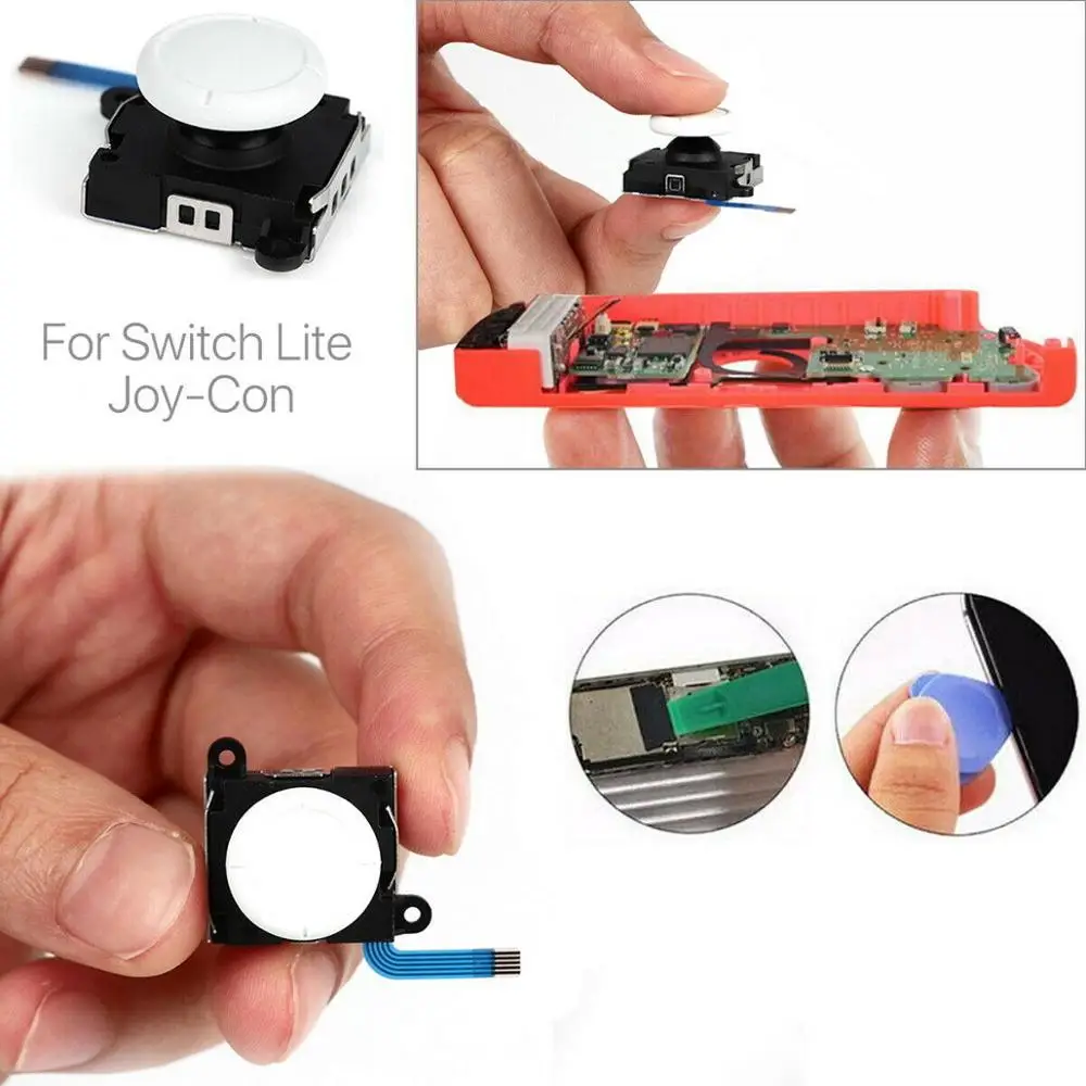 Оригинальный аналоговый джойстик Запчасти для авто Для Nintendo контроллер Switch Joy-Con для Nintendo Switch 3D ThumStick ремонт рокер Кепки для Switc Lite