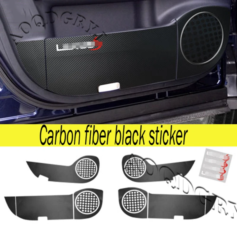 

New Carbon Fiber Sticker Door Anti Kick Pad Protective Trim cover For Lexus RX200T 450H 2016-2019 Car Accessories