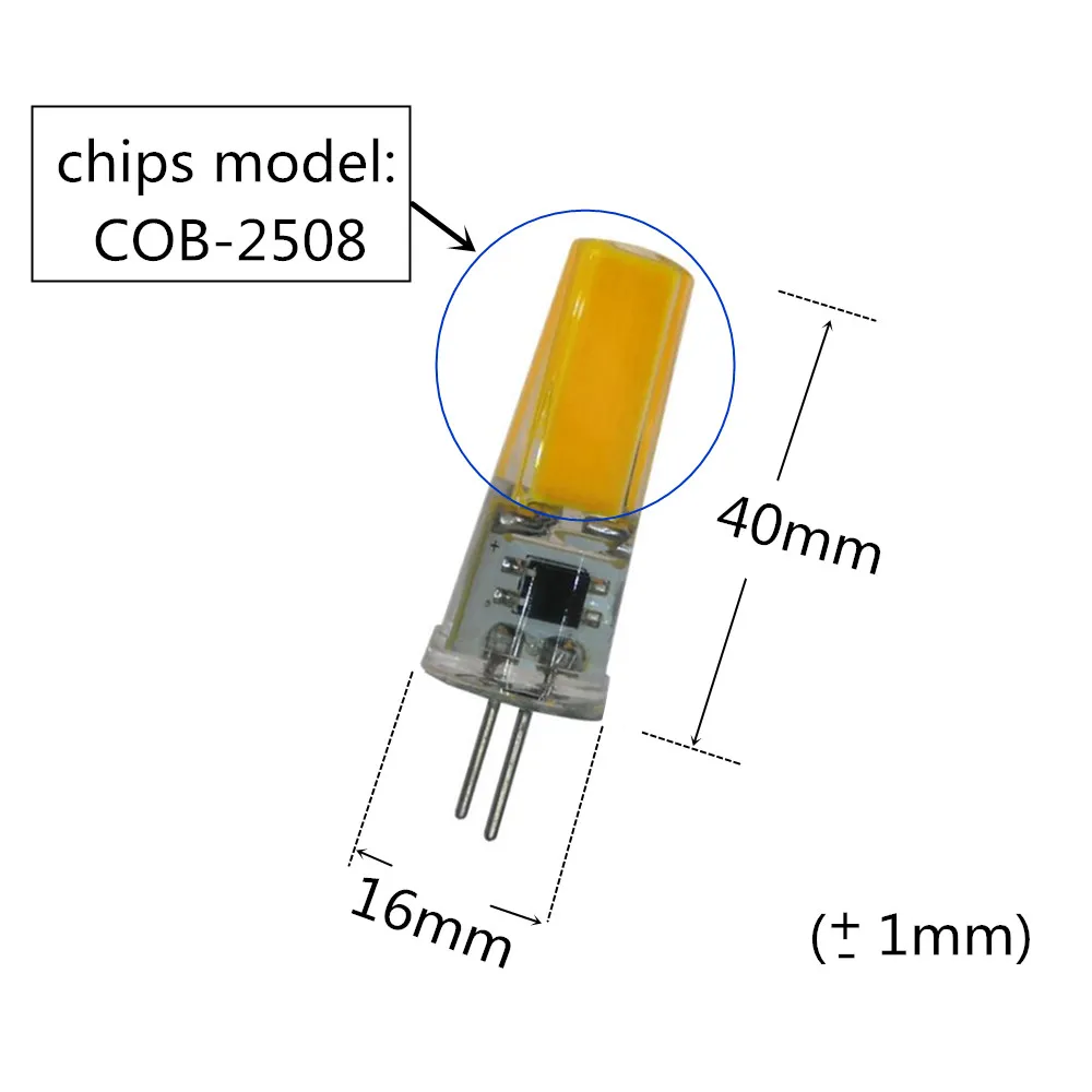 G4 LED COB 2508 G8 110V G5.3 220V G9 E11 E12 110V E14 220V Refrigerator bulb E17 BA15S LED G6.35 LED BA15D Sewing machine bulb