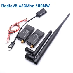 3DR Radio V5 telemetria 433Mhz 915Mhz 100MW/500MW moduł transmisji danych powietrznych i naziemnych z kablami OTG dla APM 2.8 /Pixhawk 2.4.8