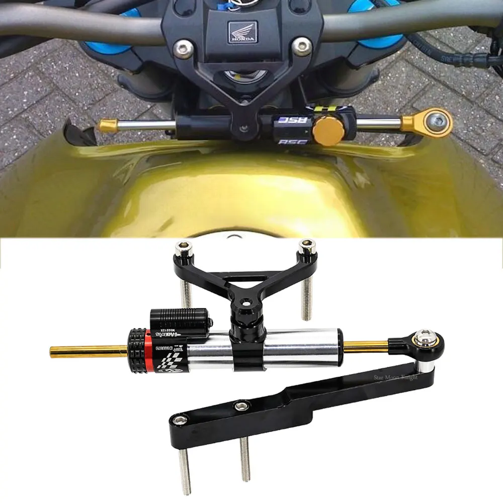 

Accessories For HONDA CB1000R CB 1000R 2008-2016 CNC Steering Damper Stabilizer Shock Absorber Direction Mount Bracket CB 1000 R