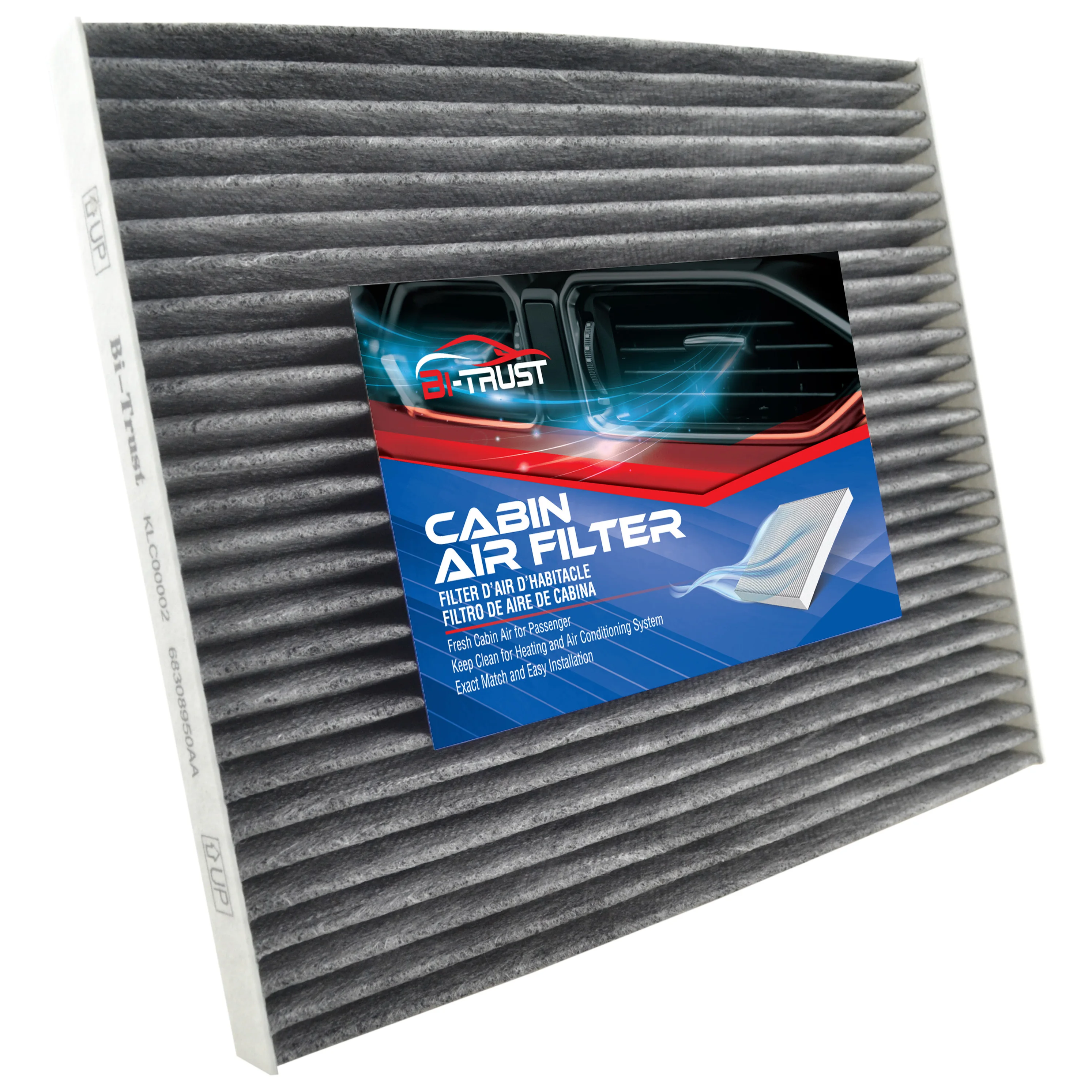 Bi-Trust Cabin Air Filter for Chrysler Pacifica 2017-2020 V6 3.6L/Chrysler Voyager 2020 V6 3.6L 68308950AA 68308950AB