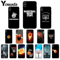 Yinuoda Basketball basket TPU Soft High Quality Phone Case for Apple iPhone 8 7 6 6S Plus X XS MAX 5 5S SE XR 11 11pro max Cover