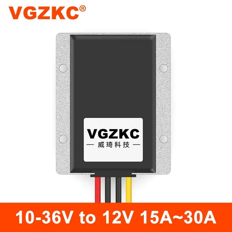 

VGZKC 10-36V to 12V DC voltage regulator 24V drop 12V buck-boost power supply 12V to 12V voltage regulator module