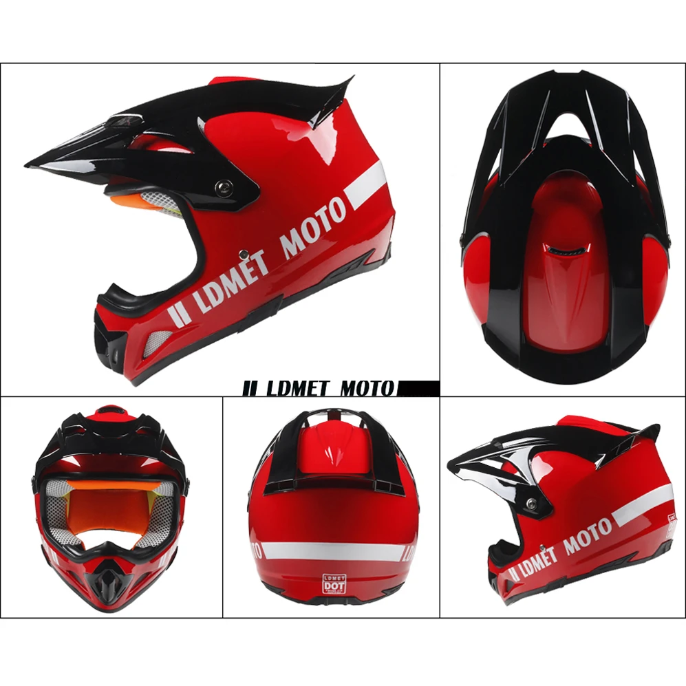 

Off-road Motorcycle Helmet DOT Motocross Professional Motorbike Racing Dirt Bike Full Face Moto Helm Casco