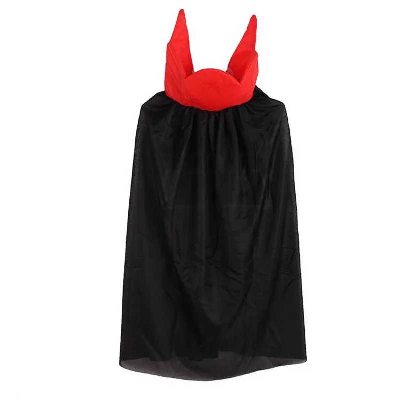 Boy King Children Vampire  Witch Devil Cloak Cape Prince Crown Birthday Party kids Accessory Halloween Costume Cosplay