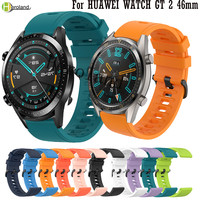 Soft Silicone WatchStrap For Huawei Watch GT 5 4 3 2 46mm /GT5 GT2 Pro 46mm SmartBand 22mm Bracelet WirstStrap Accessories