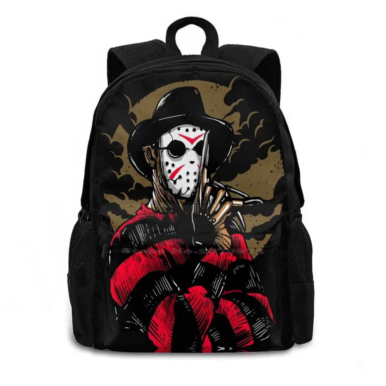 Vs Jason Movie Spoof Hot Sale Schoolbag Backpack Fashion Bags Vs Jason Movie Spoof Horror Movie Funny Cool Scary Slasher Movie