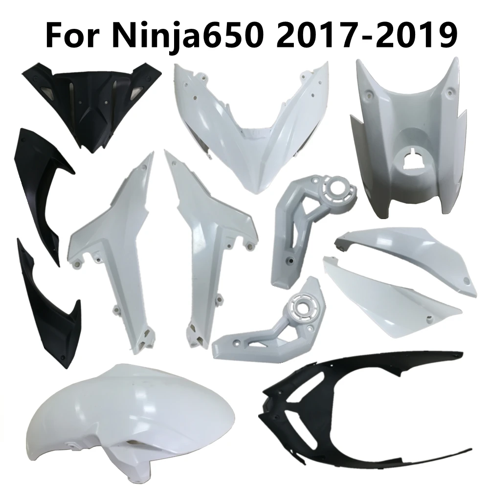 

Motorcycle Unpainted Plastic Parts for Ninja650 2017-2018-2019 17-18-19 Bodywork ABS Injection Components Pack Left Right