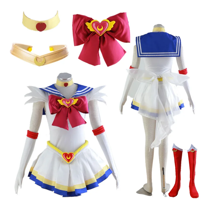 

Anime Cosplay Sailor Stars Usagi Tsukino SuperS Dress Cosplay Costume cosplay Halloween