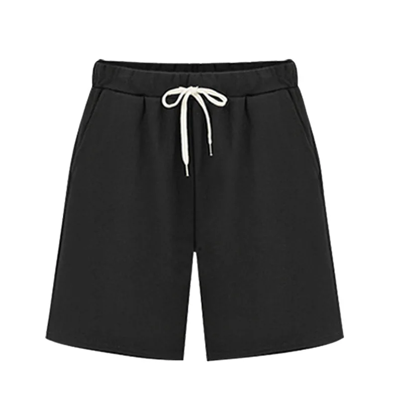 Shorts Women Summer Bermuda Shorts Large Size 7xl 8xl Loose Casual Sports Stretchy Cotton Straight Leg Breathable Sweatshorts