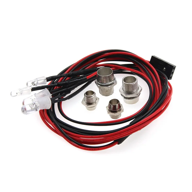 2/3/4/6/8 Lichter 70 cm Länge RC LED Nacht Scheinwerfer Scheinwerfer 3/5mm LED Licht für Modell Drift Crawler Auto Für RC Auto – Detail 21