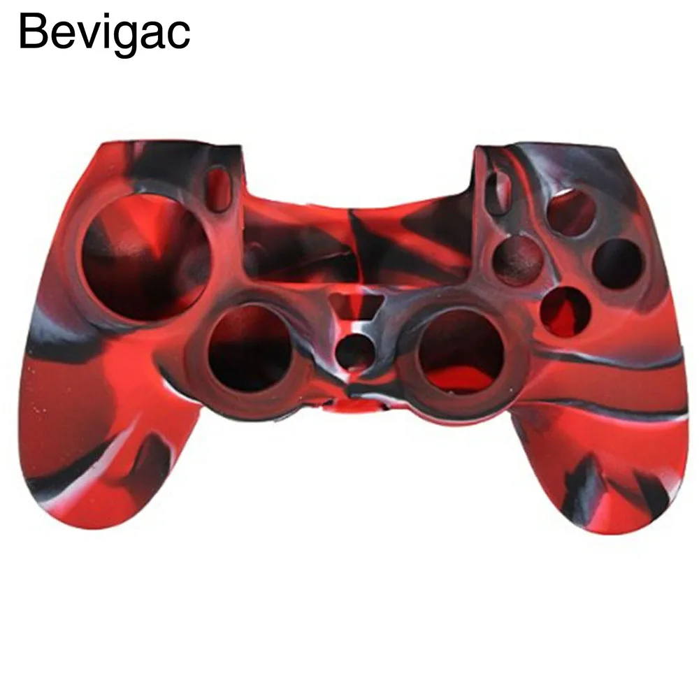 Bevigac Joystick Skin for Sony PS4 Playstation 4 Case Play Station PS 4 Dualshock 4 Controller Console Controle Joypad Cover