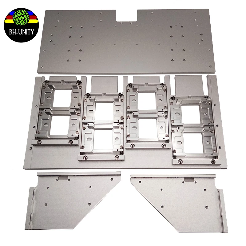 8 heads i3200 print head bracket 4720 staggered metal plate metal holder 8 heads of i3200 4720 inkjet printer