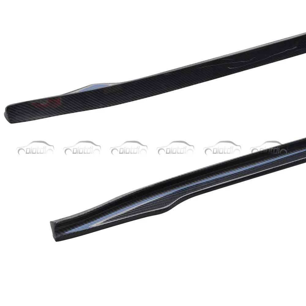 OLOTDI V Stil Auto Styling Carbon Side Röcke Stoßstange Seite Schürze Splitter Für Tesla MODELL 3