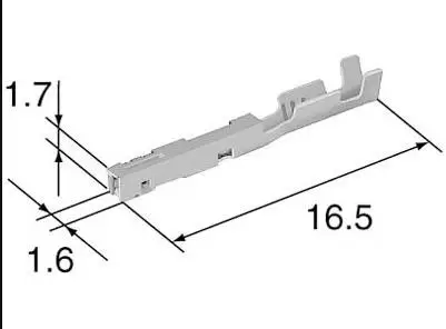 Free shipping auto terminal for cable connector, crimp loose pins auto terminals 8240-0552