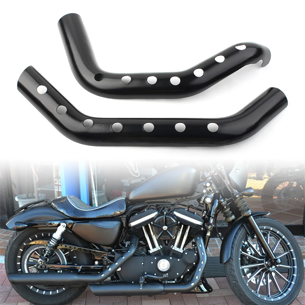 Motorbike Exhaust Pipe Heat Shield Muffler Guard Anti-scald Protective Cover For Harley XL 883N Iron 1200X Custom 2014 2015