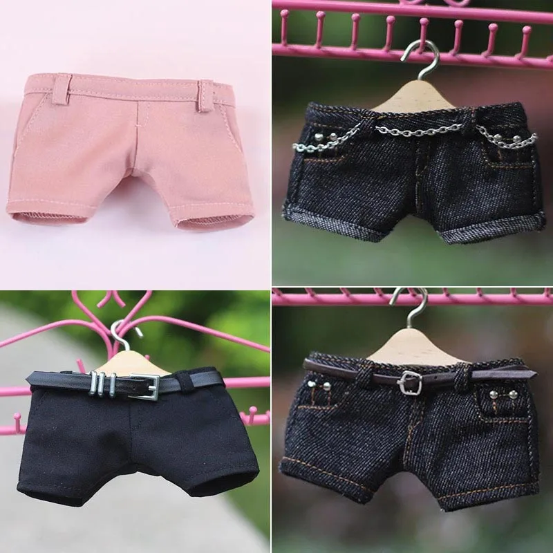 20cm de pelúcia boneca roupas mesmo que estilo estrela calças 20cm algodão boneca jeans