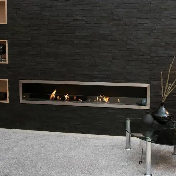 

Inno-Fire 72 inch intelligent smart real flame wifi bioethanol fuel burning fireplace