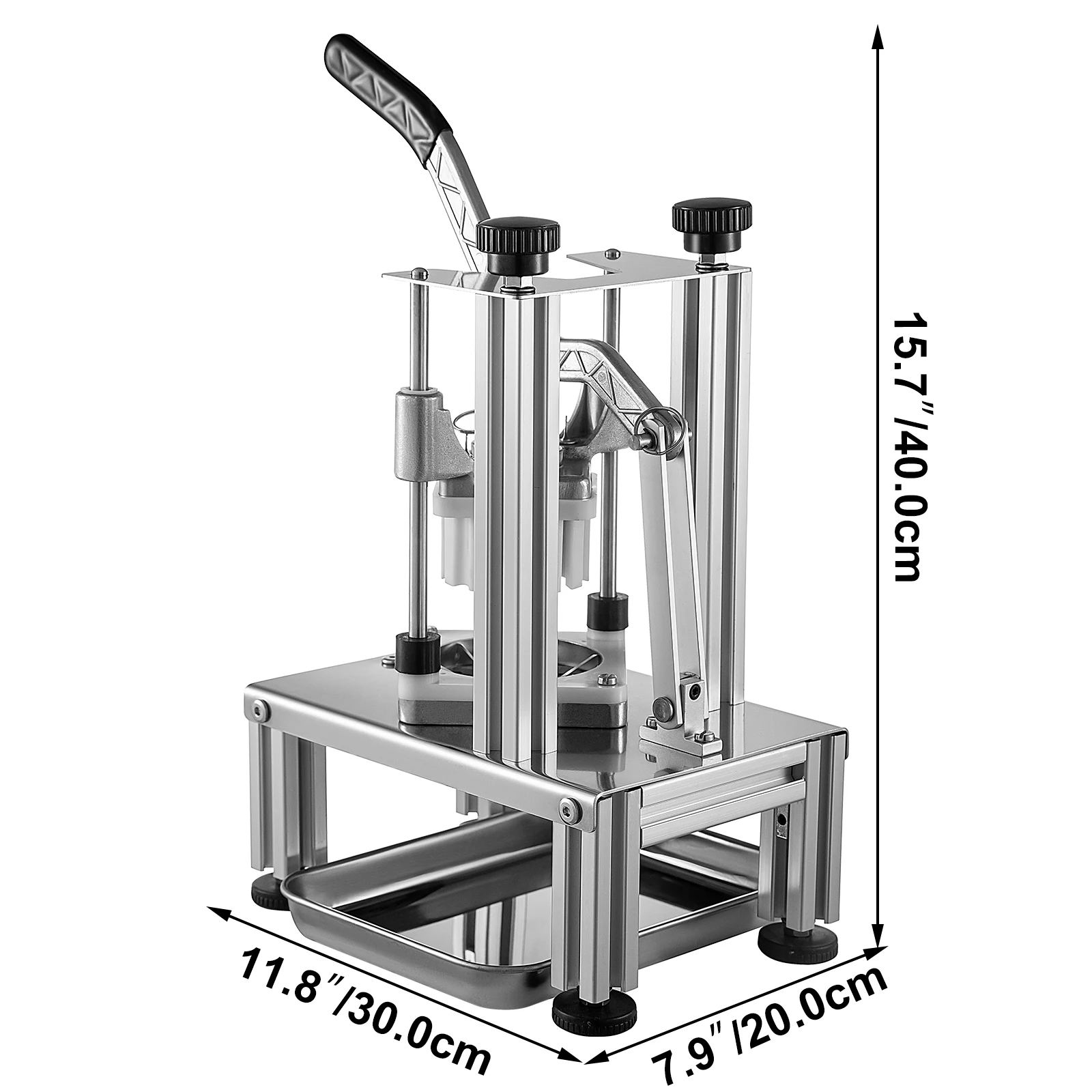 VEVOR Thương Mại Rau Củ Chopper Với 4 Lưỡi Dao Bằng Thép Không Gỉ Nhà Pháp Xào Dicer Potatos Hành Hướng Dẫn Sử Dụng Máy Thái Cắt Hoa Quả