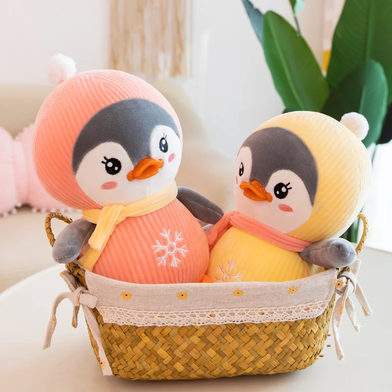 Fancy Cozy Child Plaything Gift Lovely Naughty Stuffed Toy Plush Sea animal Penguin cosplay Kids bed accompany bed gifts toys