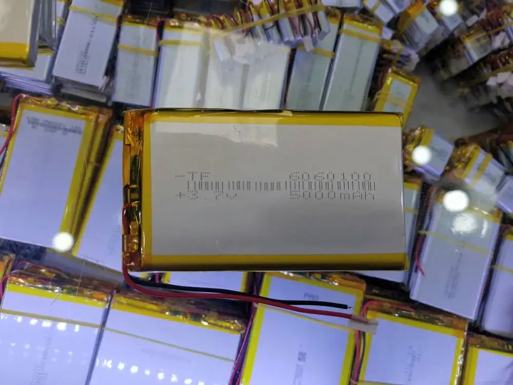 3.7 V 6060100 0660100P 5000mah with protection board , used for bluetooth lithium battery