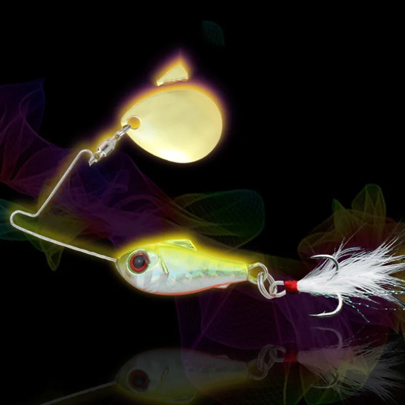 Spinnerbait Señuelo de Pesca Rotación 360º Cebo 15g - imagen 3