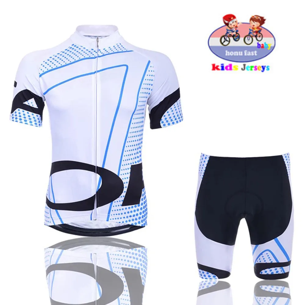 Summer Cycling Clothing Kids Bike Suit Short Sleeve Quick Dry Breathable Boy Outdoor Riding Bike MTB Clothing Cycling Jersey