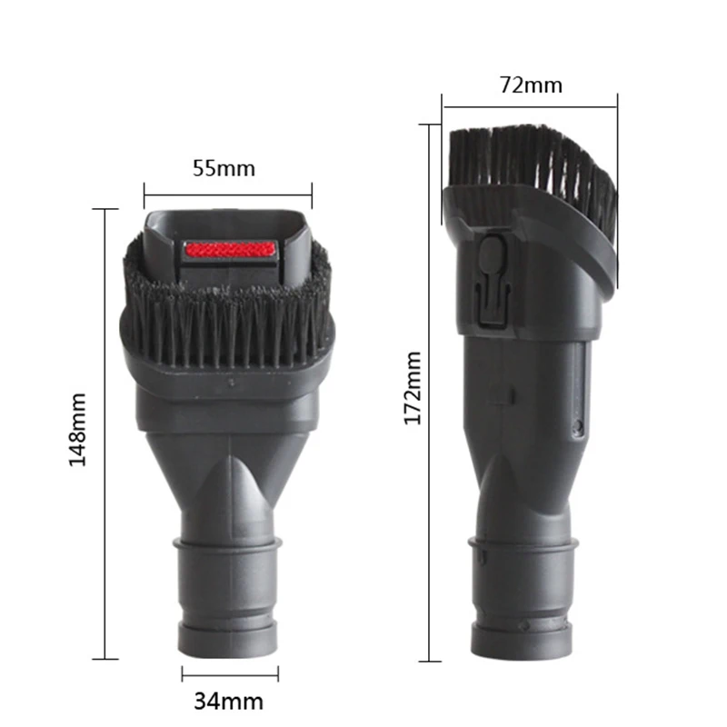 6-in-1 Accessory for Proscenic i9 Dibea D18 Nozzle Combination Tool Bristle kit Vacuum Cleaner Replacement Accessory