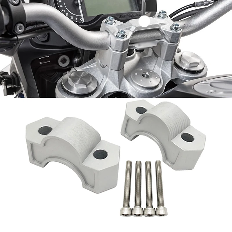 F850GS ADV CNC 28mm Handlebar Risers Clamp Height up Adapter For BMW F850GS Adventure F 850 GS F850 Adv 2018 2019 2020 2021