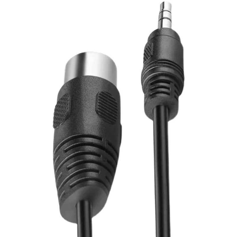 Din 8 Pin do 3.5mm kabel 8Pin Din męski wtyk do 3.5mm męski Adapter Audio kabel do instrumentu muzycznego sprzęt audio 0.5m-3m