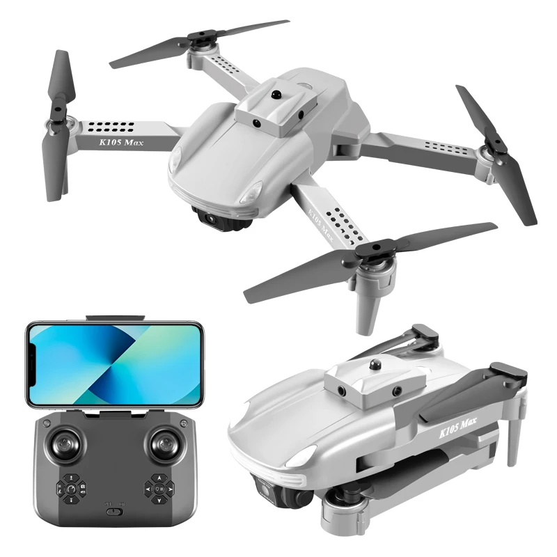 K105 Max Drones com câmera 4K HD, Mini Drone, Evitar Obstáculos, Quadcopter Profissional, Brinquedo para Criança e Adulto, Mais Novo