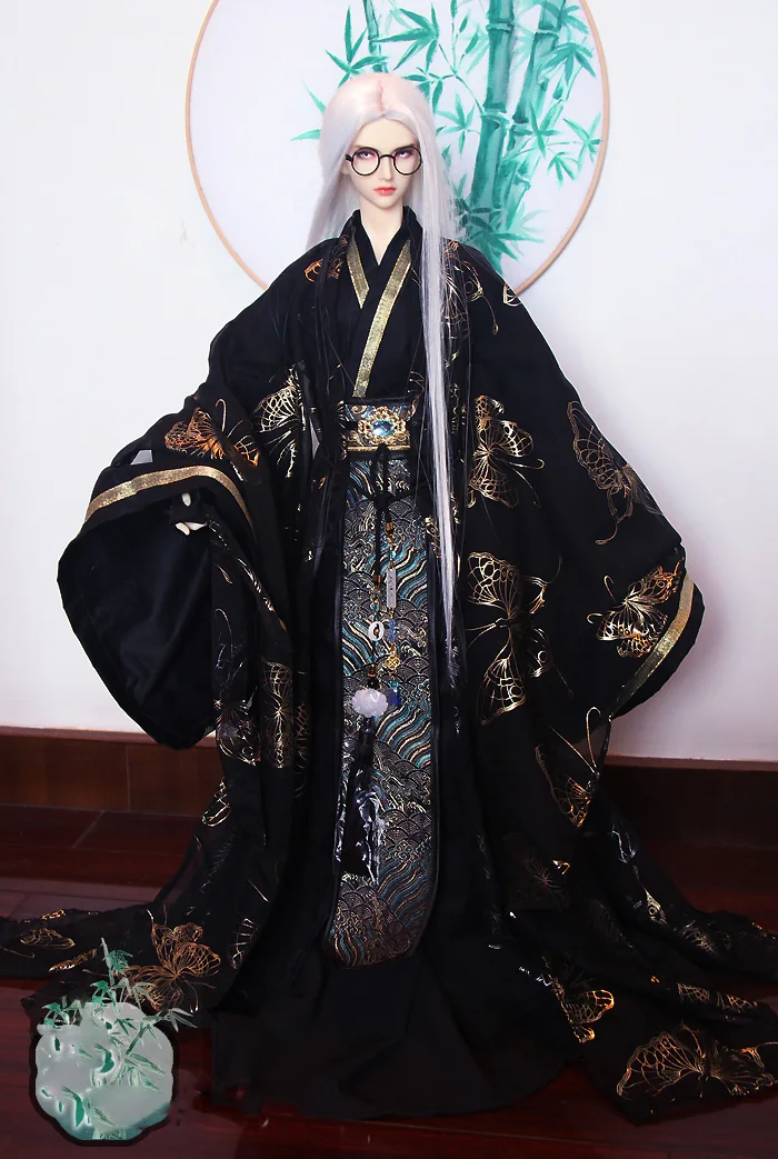 

1/3 Scale BJD Clothes Ancient Costume Samurai Dress Hanfu For BJD/SD SD13 SSDF ID72 80cm strong Uncle Doll Accessories C0903