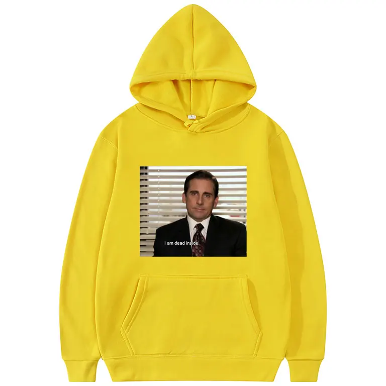 Michael Scott Homage The Office Men Hoodie Tv Series Dwight SchruteJim Halpert Hoodies Cotton Sweatshirt Tops Plus Size Clothes