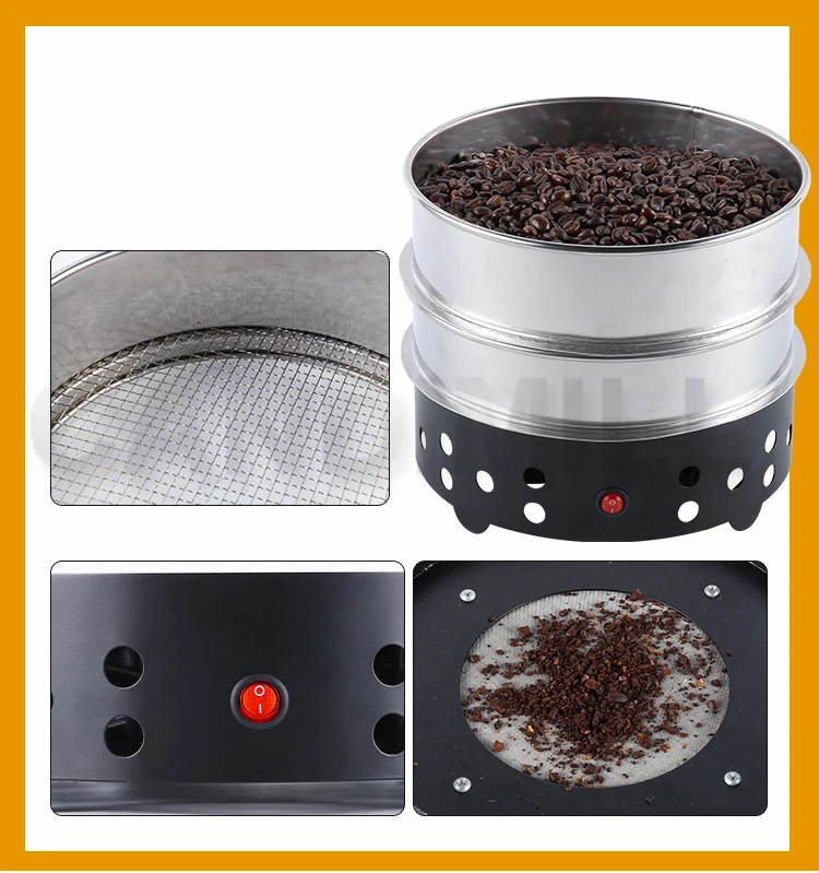 CANDIMILL 110V/220V Roasted Coffee Bean Cooler Household Coffee Roasting Rapid Cooling Radiator Machine With Filter