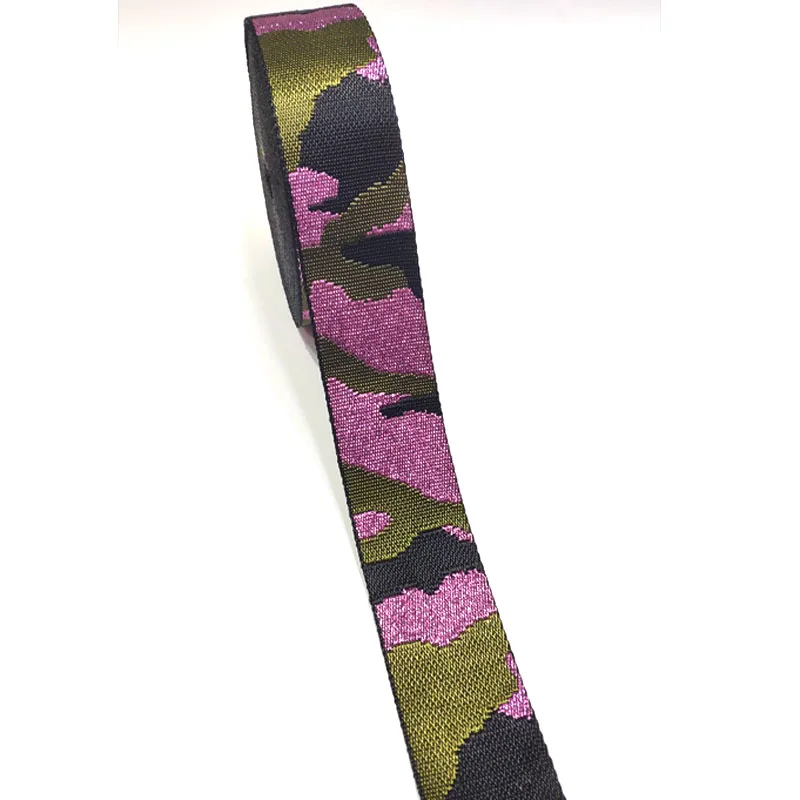 Imagem -02 - Polegada Camo Webbing Fita 50 mm Roxo Preto Cor Verde Venda Quente de Alta Qualidade 2