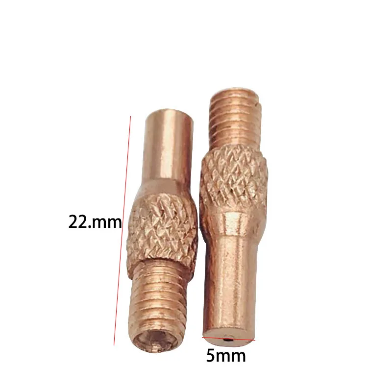 10Pcs Lassen Gun Contact Tips 0.8Mm Voor Mig Spool Gun Push Pull Feeder Torch