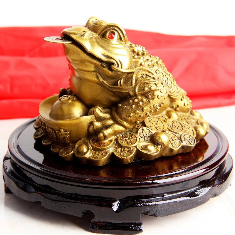 Feng Shui Money Frog /Money Toad Statue Attract Wealth