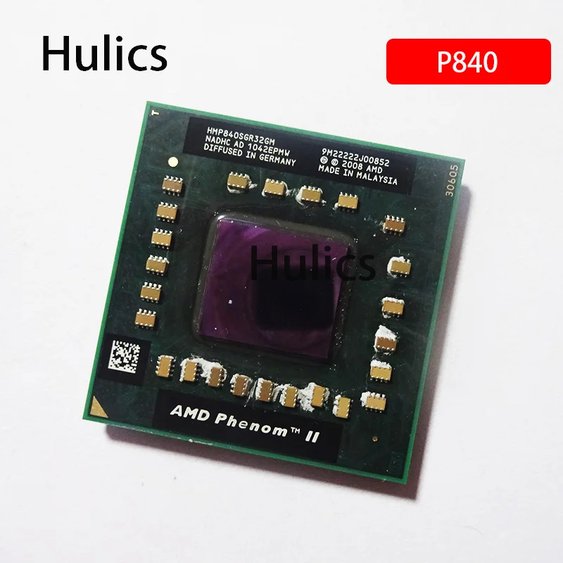 Hulics-procesador AMD Phenom II de Triple núcleo, dispositivo móvil P840 de 1,9 GHz, tres núcleos, tres hilos, CPU 2008, HMP840SGR32GM, S1