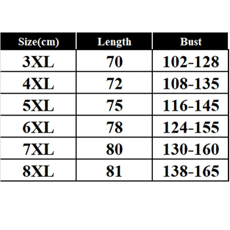 الخريف الربيع تانك القمم 5XL 6XL 7XL 8XL التمثال 165 سنتيمتر حجم كبير بلوزة عادية تانك 5 ألوان