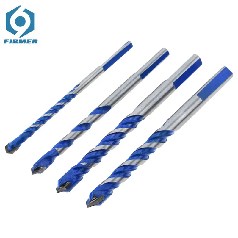 

Triangle Drill Bit Tiling Cement Multi Purpose Ceramic Wall Glass Cement Hole Opener Stone Blue Cutter Nail Metal Drill 6-12mm