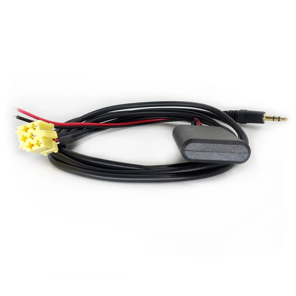 Biurlink dla Blaupunkt Car Stereo 6Pin AUX IN Bezprzewodowy odbiornik muzyczny Bluetooth i kabel audio 3,5 mm dla Fiat Bravo Panda Punto — zdjęcie 4