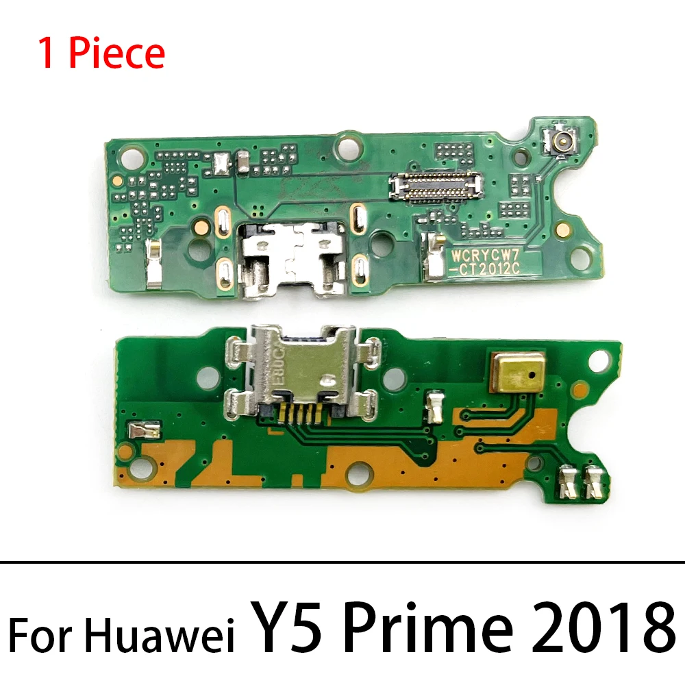 USB Charging Port Dock Connector Flex For Huawei Y7A Y3-2 3G 4G Y5 Y6 Y7 Prime Y9 2017 2018 P Smart 2019 With Microphone Board