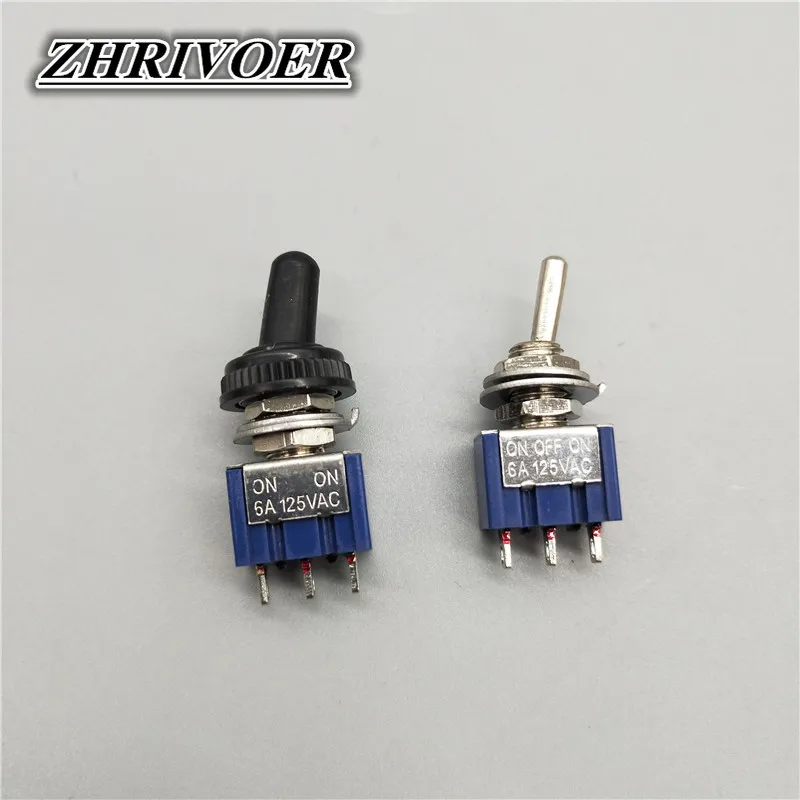 5Pcs Toggle Switch  Mini Switches 2 Position 3 Position Latching Switch MTS-102/103/202/203 ON-ON SPDT ON-OFF -ON SPDT DPDT