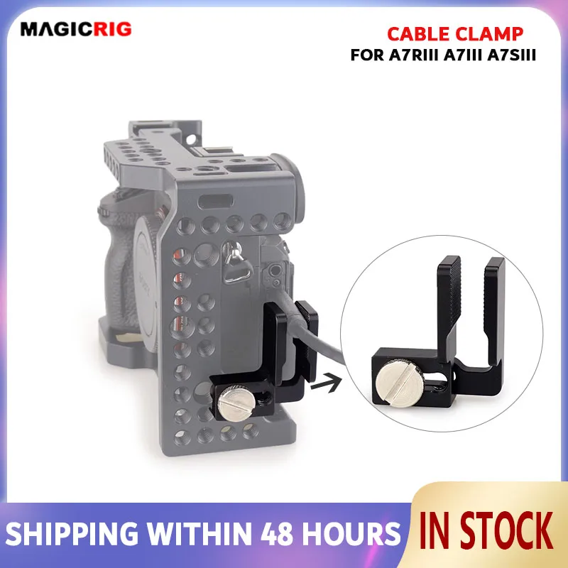 MAGICRIG HDMI / USB-C Cable Clamp for A7SIII / A7RIII / A7RII / A7SII / A7III / A7M3 / A7II / G7/ GH5 /GH4 /GH3 DSLR Camera Cage