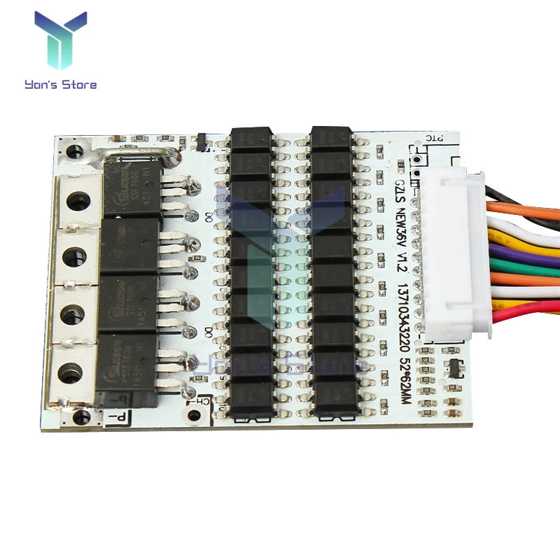 Bms 10S litowo-jonowy litowo 18650 tablica zabezpieczająca baterię 40A 36V 18650 zabezpieczenie akumulatora płytka drukowana Balancer equalizer
