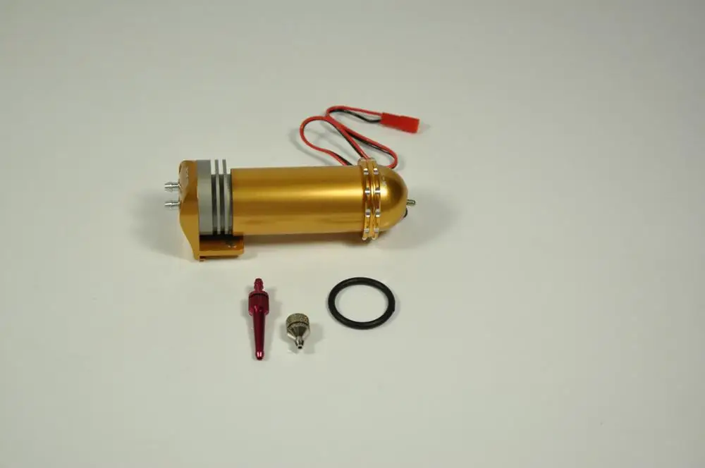 Miracle RC Metal Electric Fuel Pump 7.2-12V For Gas and Nitro Aluminum Anonized Version II