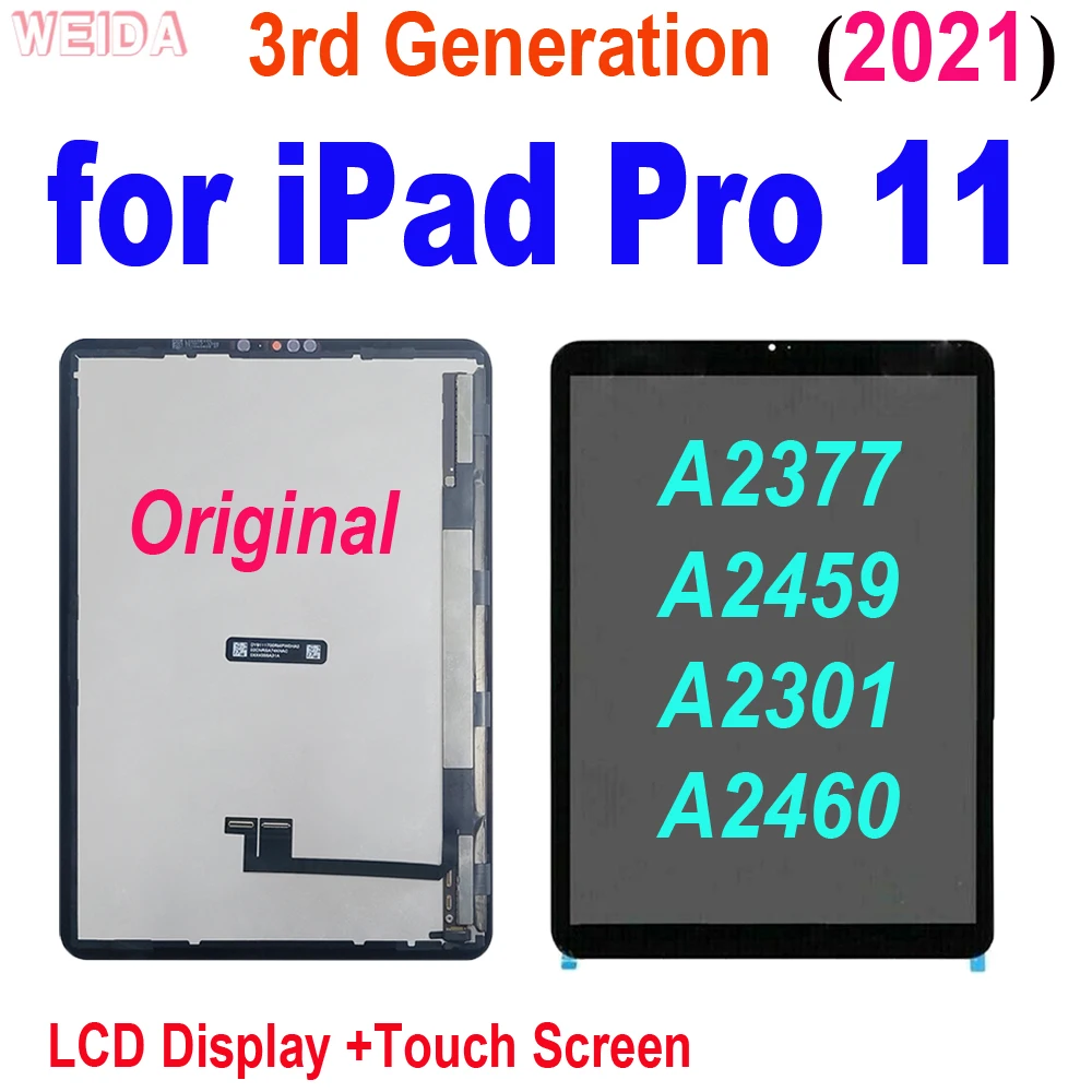 Imagem -02 - Lcd para Ipad Pro 11 2023 3a Geração A2377 A2459 A2301 A2460 Display Lcd Tela de Toque Digitador Assembléia Ferramentas 11